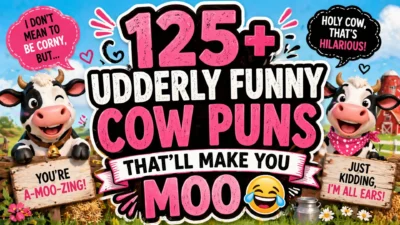 125+ Udderly Funny Cow Puns That’ll Make You Moo 😂