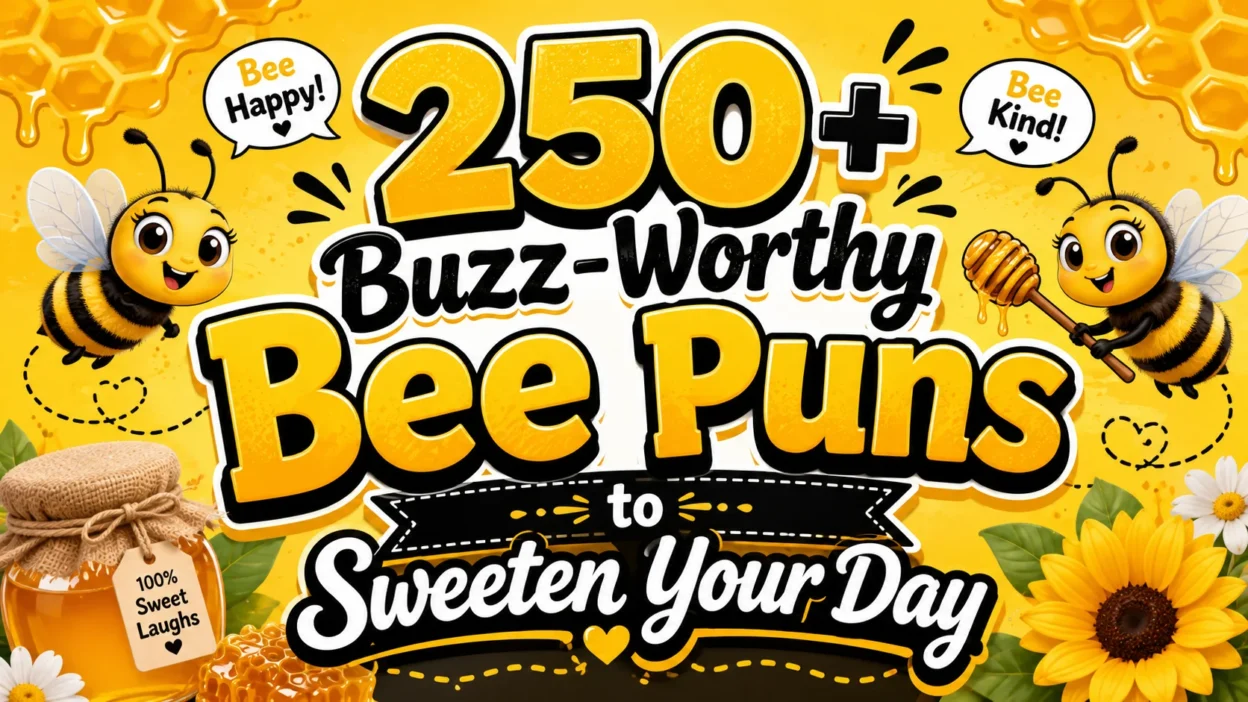 250+ Buzz-Worthy Bee Puns to Sweeten Your Day 🐝