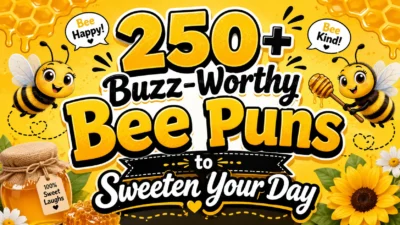 250+ Buzz-Worthy Bee Puns to Sweeten Your Day 🐝