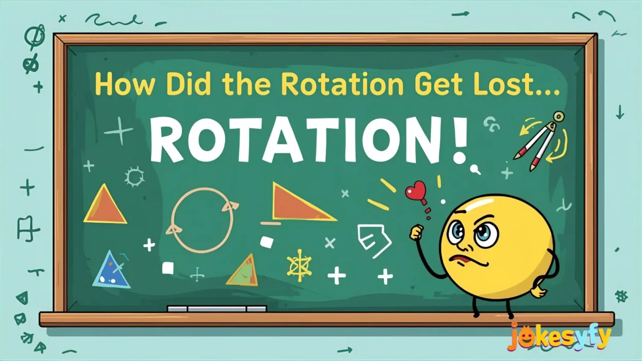 How Did the Rotation Get Lost Math Joke Explained with Humor