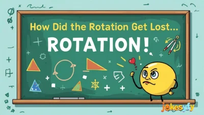 How Did the Rotation Get Lost Math Joke Explained with Humor