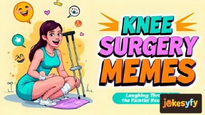 Knee Surgery Memes Laughing Through the Painful Recovery 😂