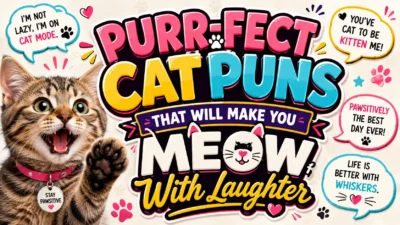 Purr-fect Cat Puns That Will Make You Meow With Laughter