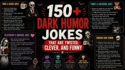 150+ Dark Humor Jokes That Are Twisted, Clever, and Funny