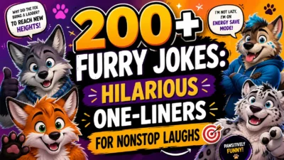 200+ Furry Jokes Hilarious One-Liners for Nonstop Laughs 🎯