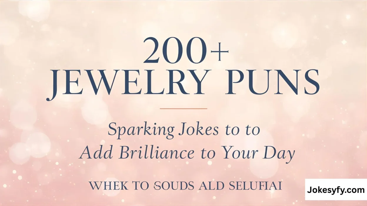200+ Jewelry Puns Sparkling Jokes to Add Brilliance to Your Day (1)