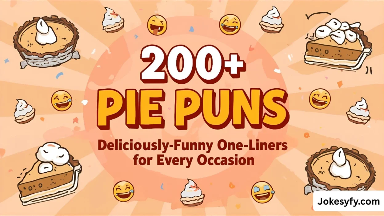 200+ Pie Puns Deliciously Funny One-Liners for Every Occasion
