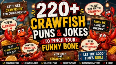 220+ Crawfish Puns & Crawfish Jokes to Pinch Your Funny Bone