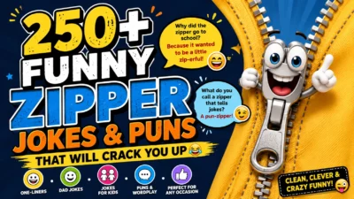 250+ Funny Zipper Jokes & Puns That Will Crack You Up 😂