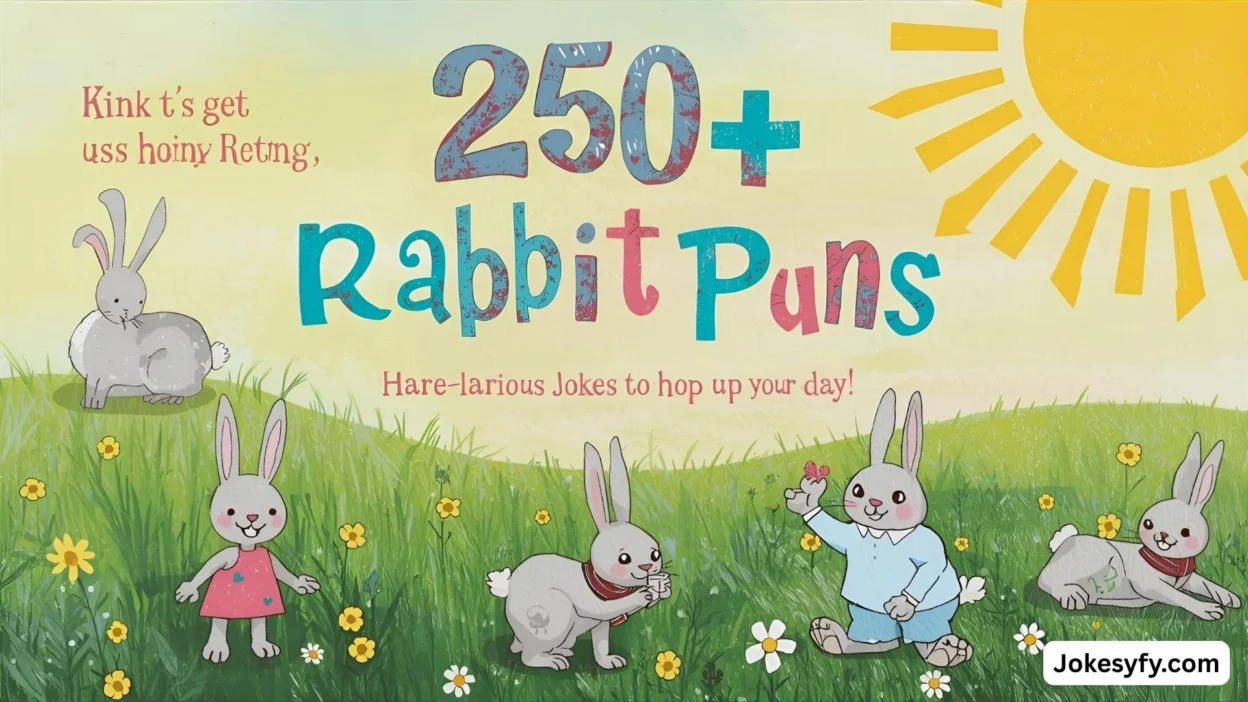 250+ Rabbit Puns Hare-larious Jokes to Hop Up Your Day! 🐰