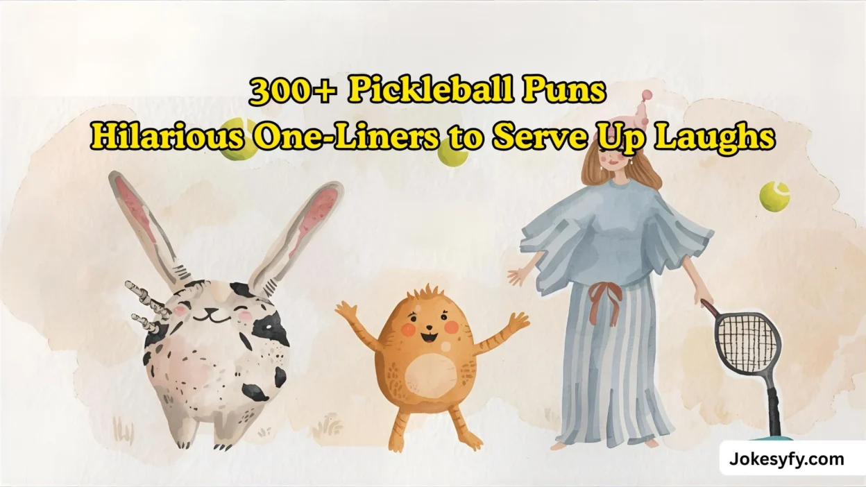 300+ Pickleball Puns Hilarious One-Liners to Serve Up Laughs🎾