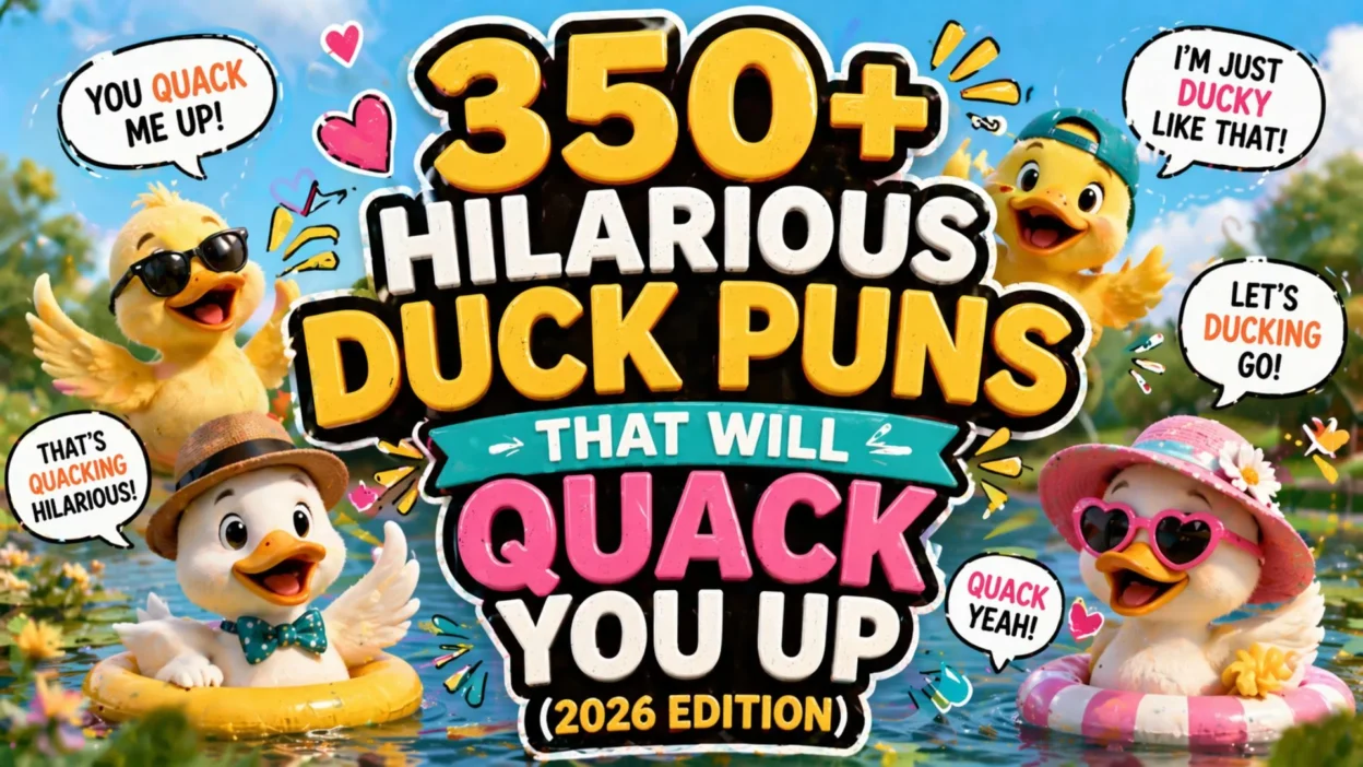 350+ Hilarious Duck Puns That Will Quack You Up (2026 Edition)