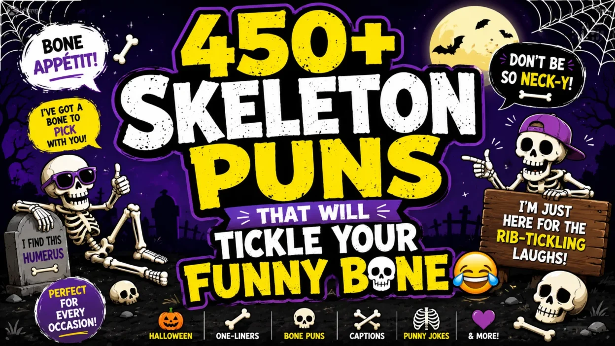 450+ Skeleton Puns That Will Tickle Your Funny Bone 💀😂