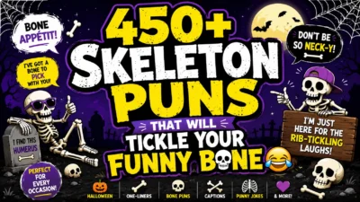 450+ Skeleton Puns That Will Tickle Your Funny Bone 💀😂