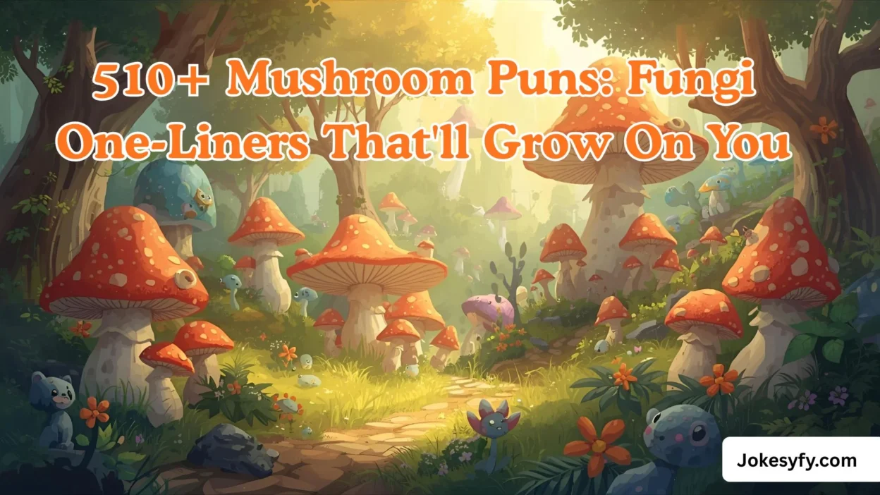 510+ Mushroom Puns Fungi One-Liners That'll Grow On You