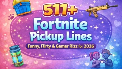 511+ Fortnite Pickup Lines Funny, Flirty & Gamer Rizz for 2026