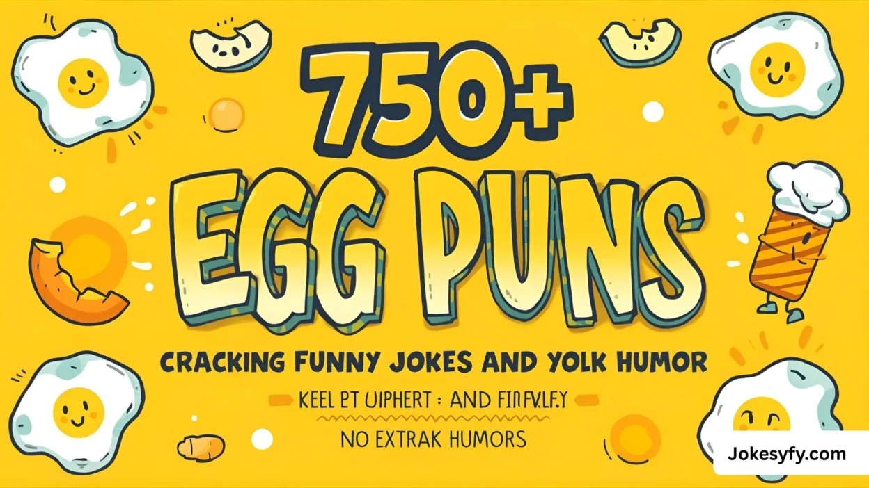 750+ Egg Puns Cracking Funny Jokes and Yolk Humor 🥚