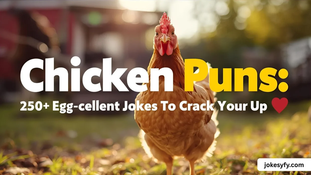 Chicken Puns 250+ Egg-cellent Jokes to Crack You Up 🐔