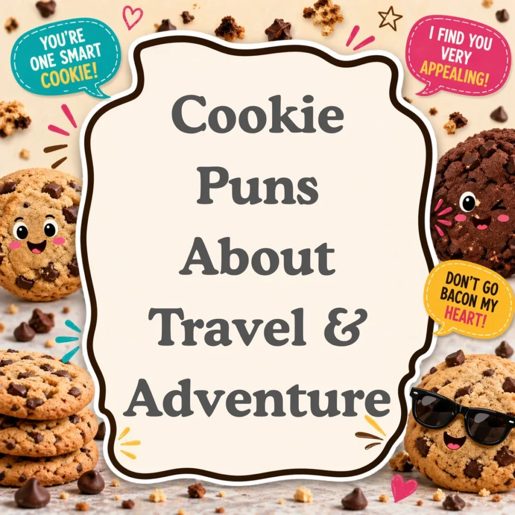 Cookie Puns About Travel & Adventure 🍪