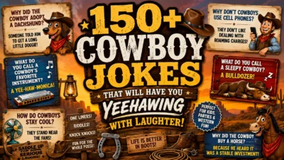 150+ Cowboy Jokes That Will Have You Yeehawing With Laughter