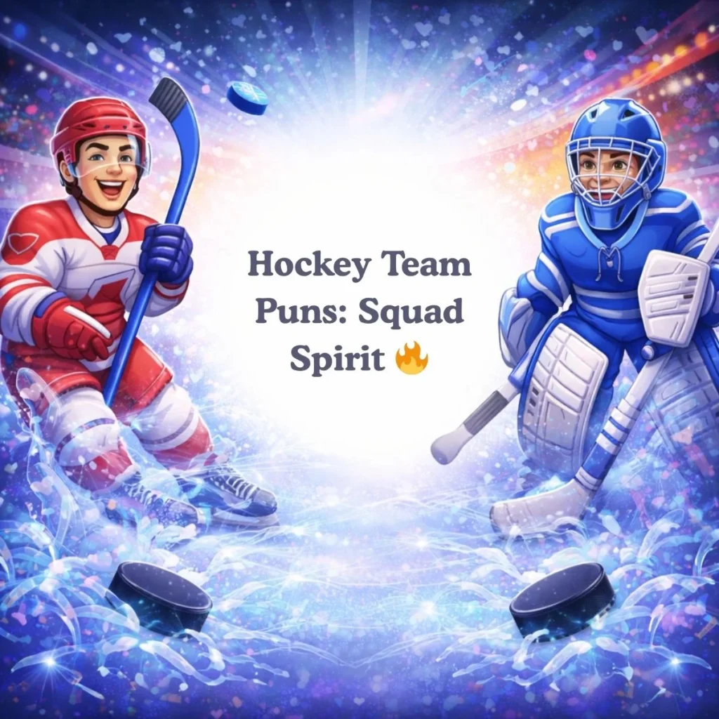 Hockey Team Puns Squad Spirit 🔥