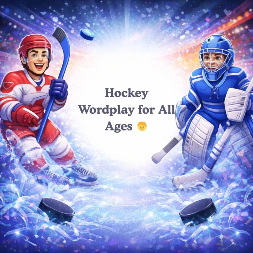 Hockey Wordplay for All Ages 🧒