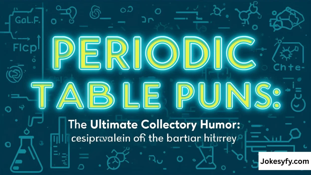 Periodic Table Puns The Ultimate Collection of Chemistry Humor
