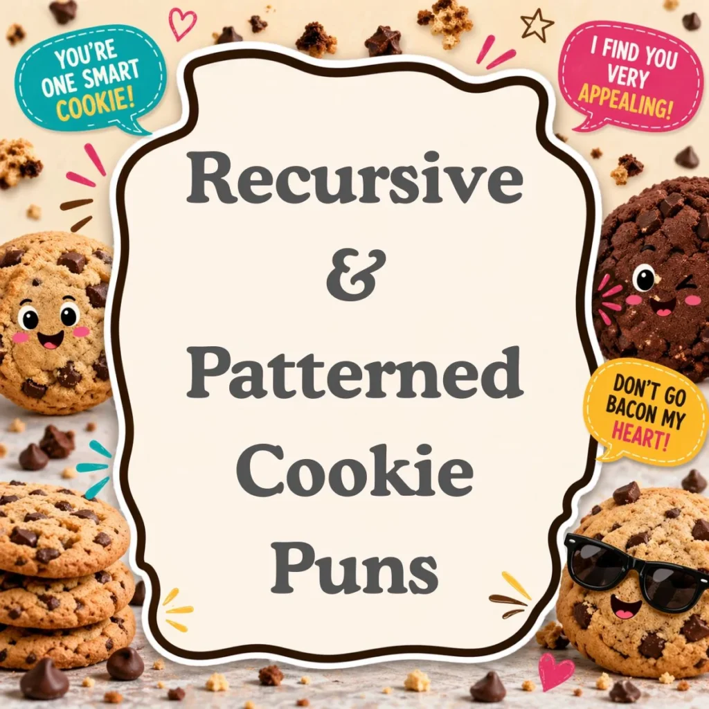 Recursive & Patterned Cookie Puns 🍪