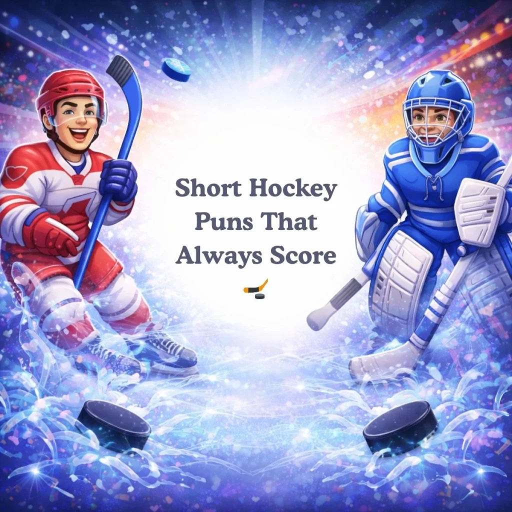 Short Hockey Puns That Always Score 🏒🔥