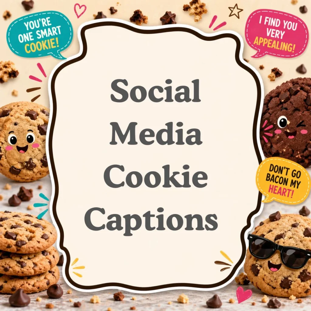 Social Media Cookie Captions 🍪