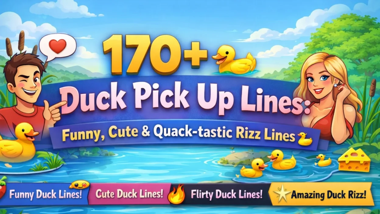 170+ Duck Pick Up Lines Funny, Cute & Quack-tastic Rizz Lines