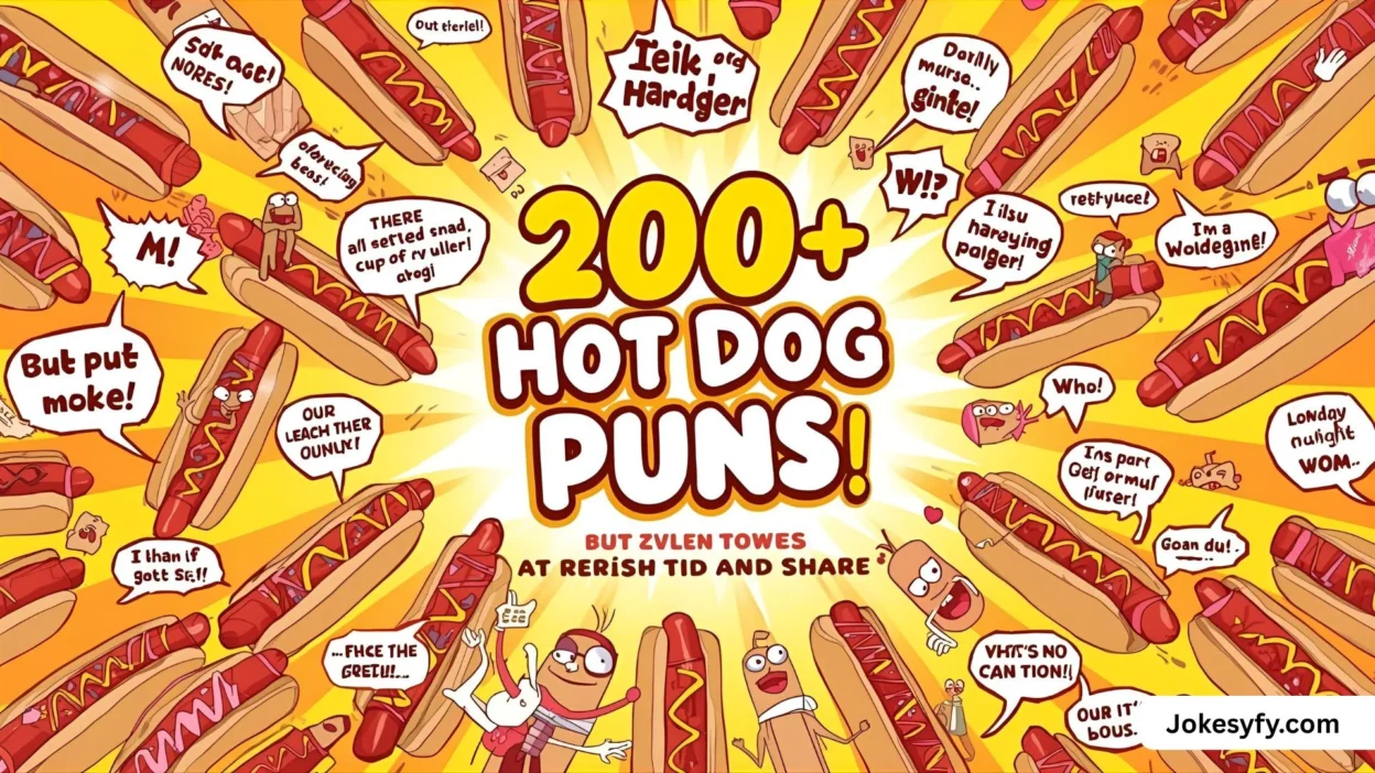 200+ Hot Dog Puns Sizzling Jokes to Relish and Share 🌭😂