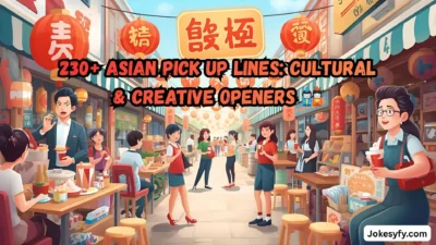 230+ Asian Pick Up Lines Cultural & Creative Openers 🎎