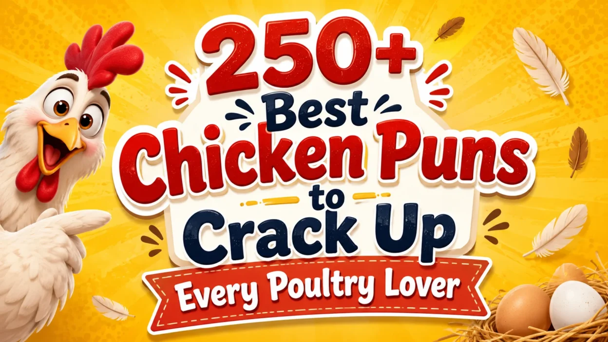 250+ Best Chicken Puns to Crack Up Every Poultry Lover 🐔
