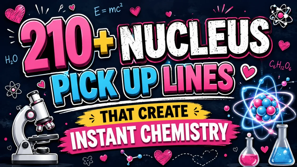 250+ Nucleus Pick Up Lines That Create Instant Chemistry 🔬❤️