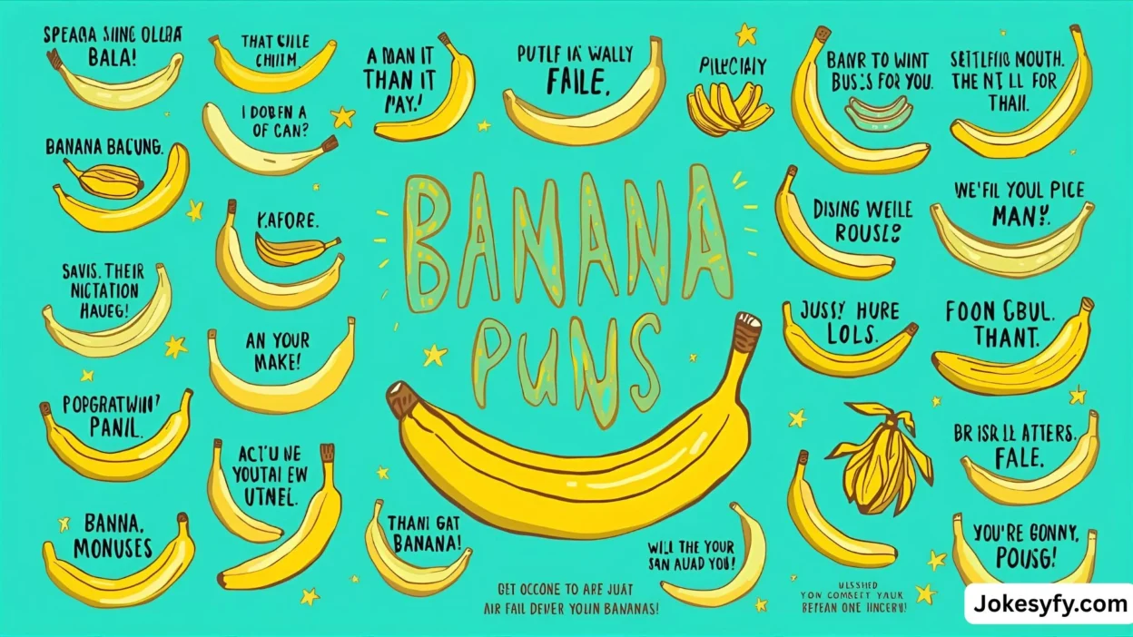 300+ Banana Puns One-Liners to Go Completely Bananas
