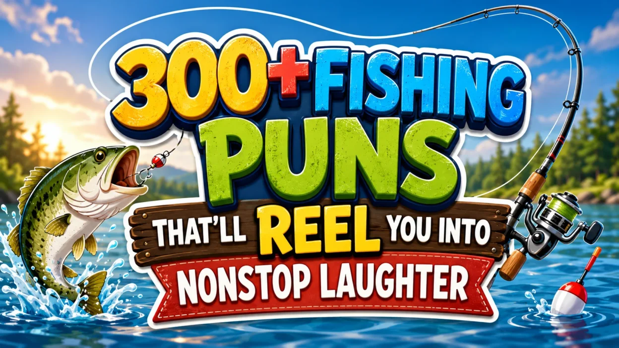 300+ Fishing Puns That’ll Reel You Into Nonstop Laughter 🎣