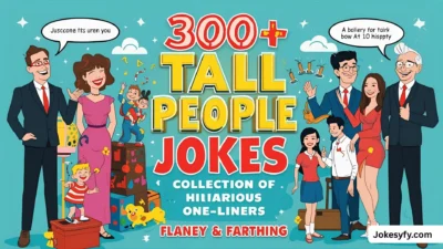 300+ Tall People Jokes Collection of Hilarious One-Liners