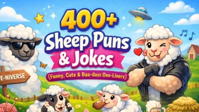 400+ Sheep Puns & Jokes (Funny, Cute & Baa-dass One-Liners)