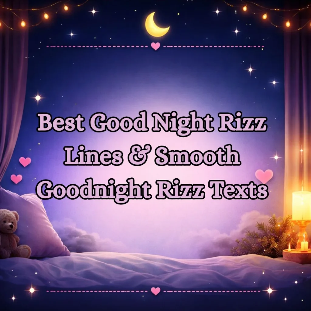 Best Good Night Rizz Lines & Smooth Goodnight Rizz Texts
