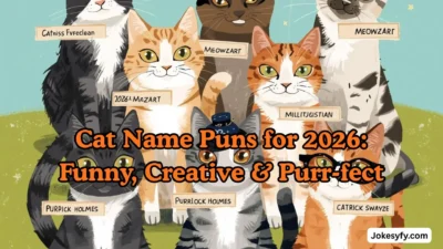 Cat Name Puns for 2026 Funny, Creative & Purr-fect