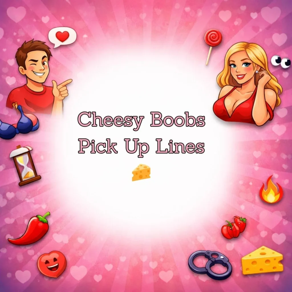 Cheesy Boobs Pick Up Lines 🧀