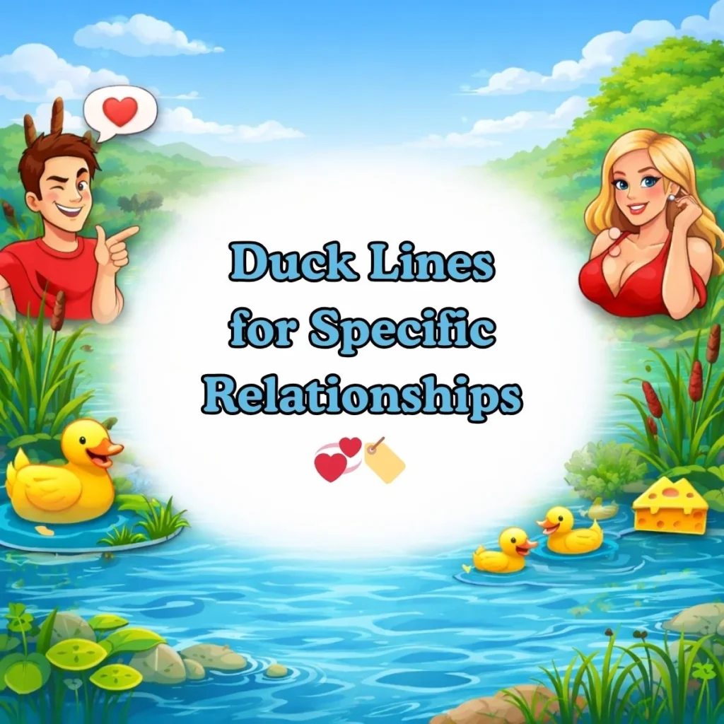 Duck Lines for Specific Relationships 💞🏷️