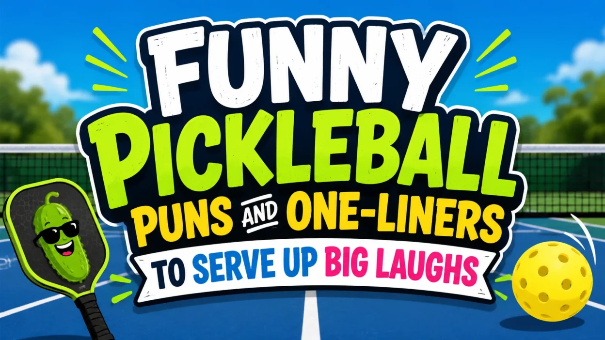 Funny Pickleball Puns and One-Liners to Serve Up Big Laughs
