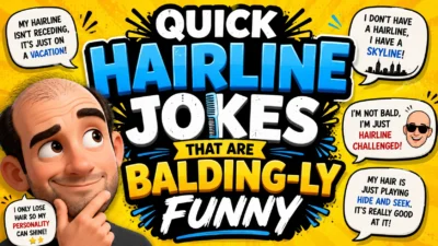 Quick Hairline Jokes That Are Balding-ly Funny