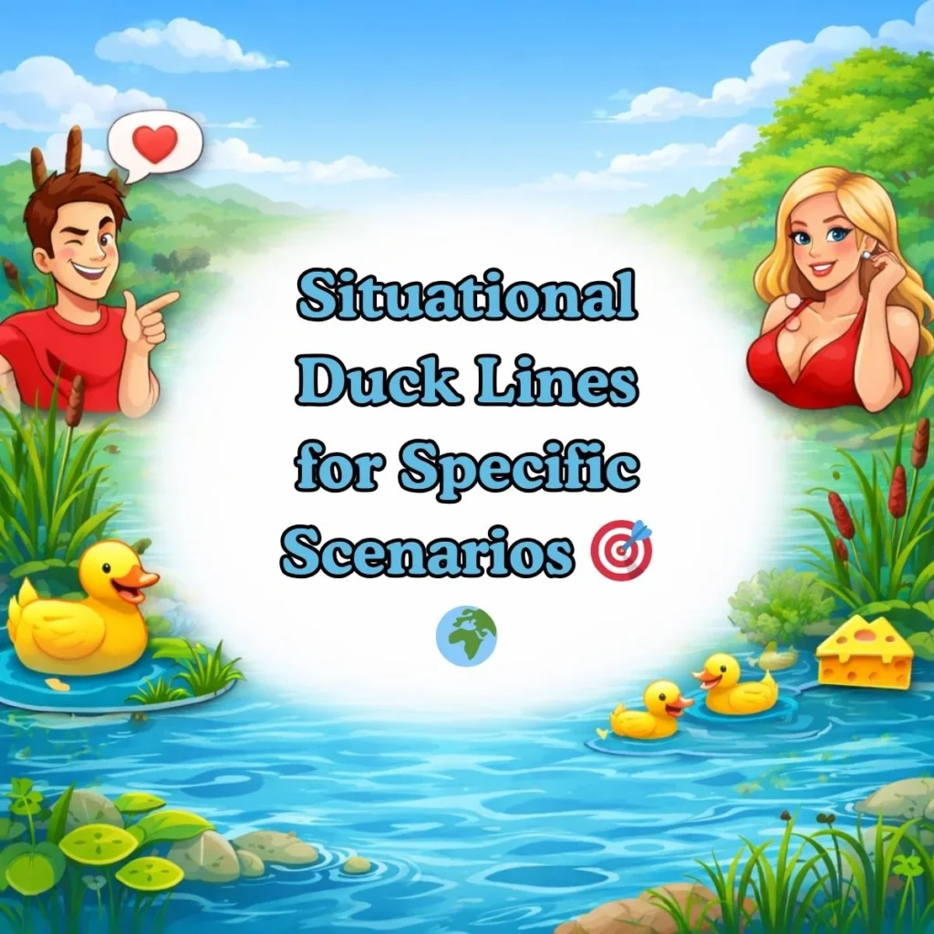 Situational Duck Lines for Specific Scenarios 🎯🌍