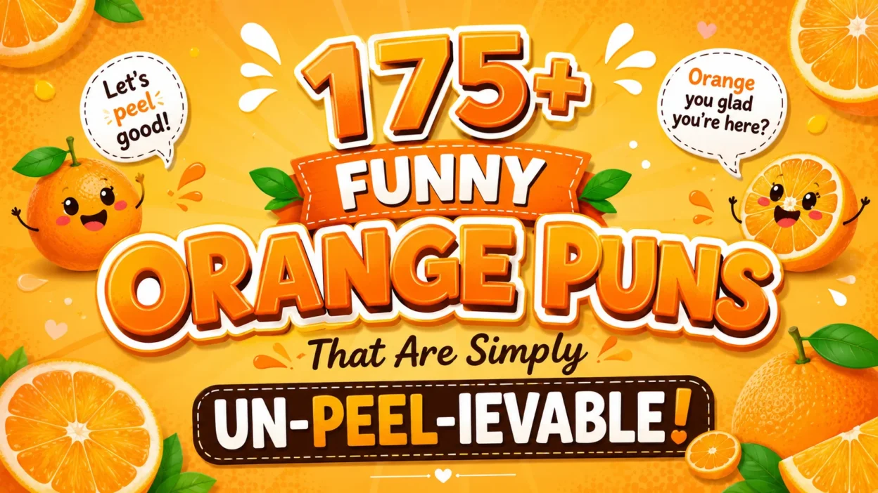 175+ Funny Orange Puns That Are Simply Un-peel-ievable 🍊