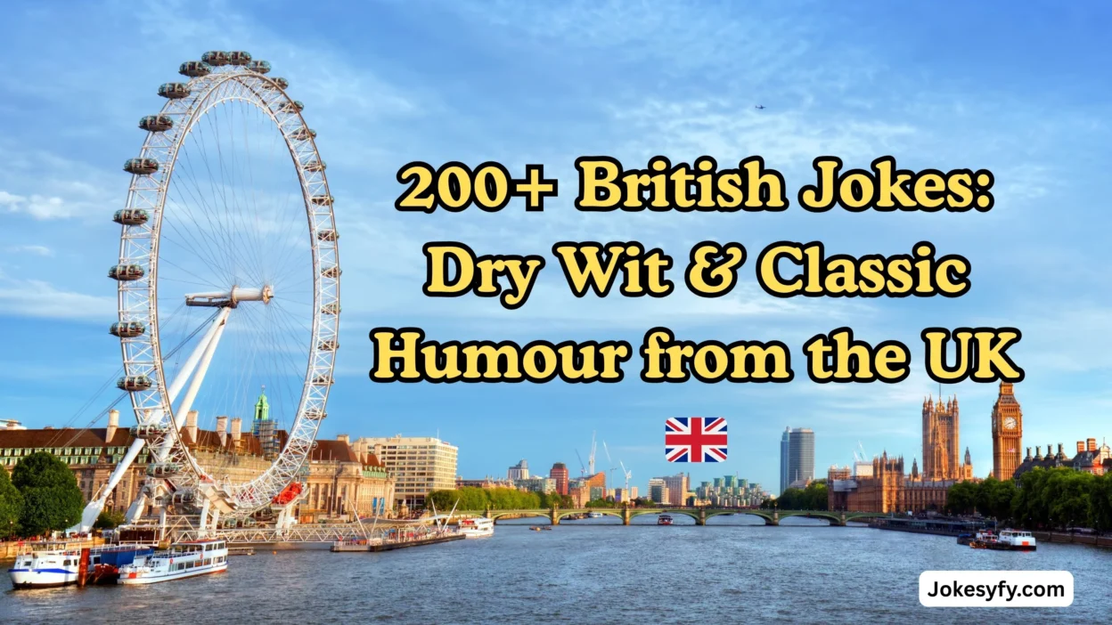 200+ British Jokes Dry Wit & Classic Humour from the UK 🇬🇧