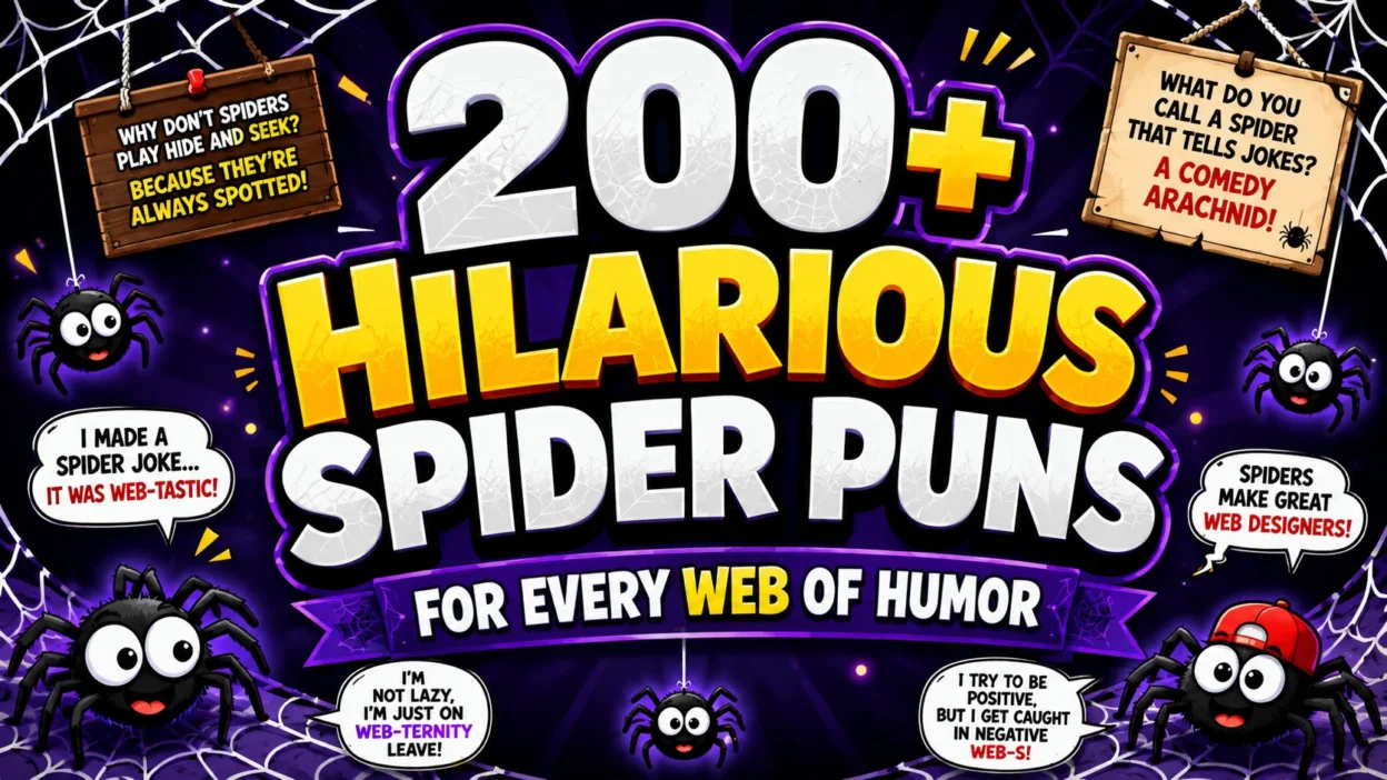 200+ Hilarious Spider Puns for Every Web of Humor