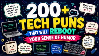200+ Tech Puns That Will Reboot Your Sense of Humor 🤖